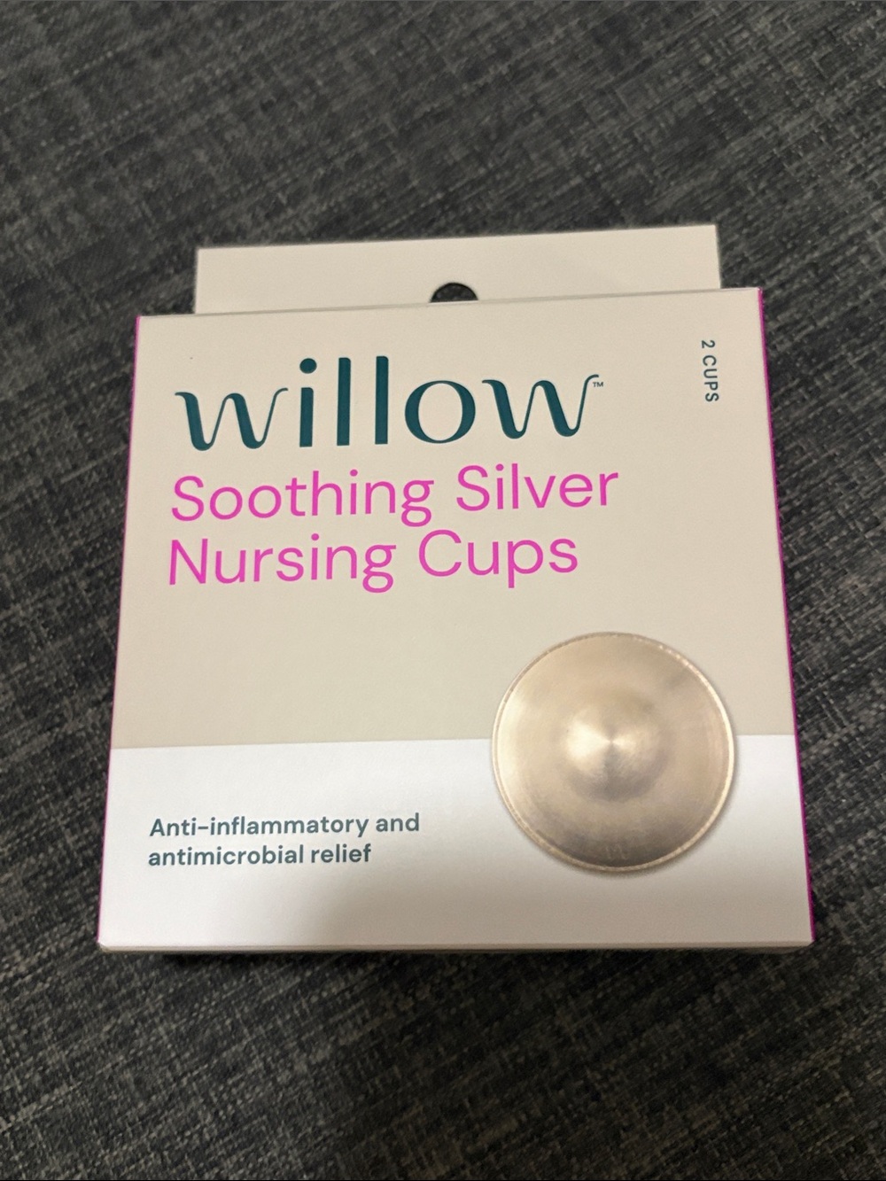 Willow Soothing Silver Nursing Cups 950 Sterling